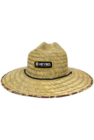 Heybo Old School Camo Straw Hat