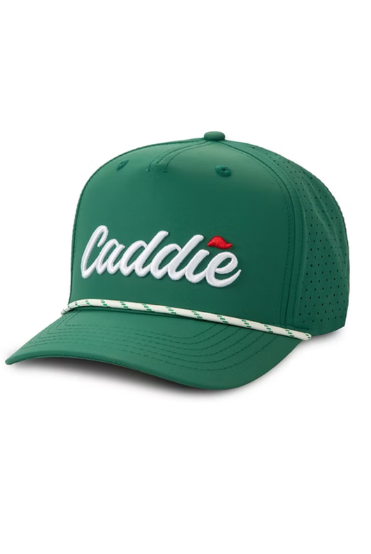 Caddie | Rope Hat in Green/White