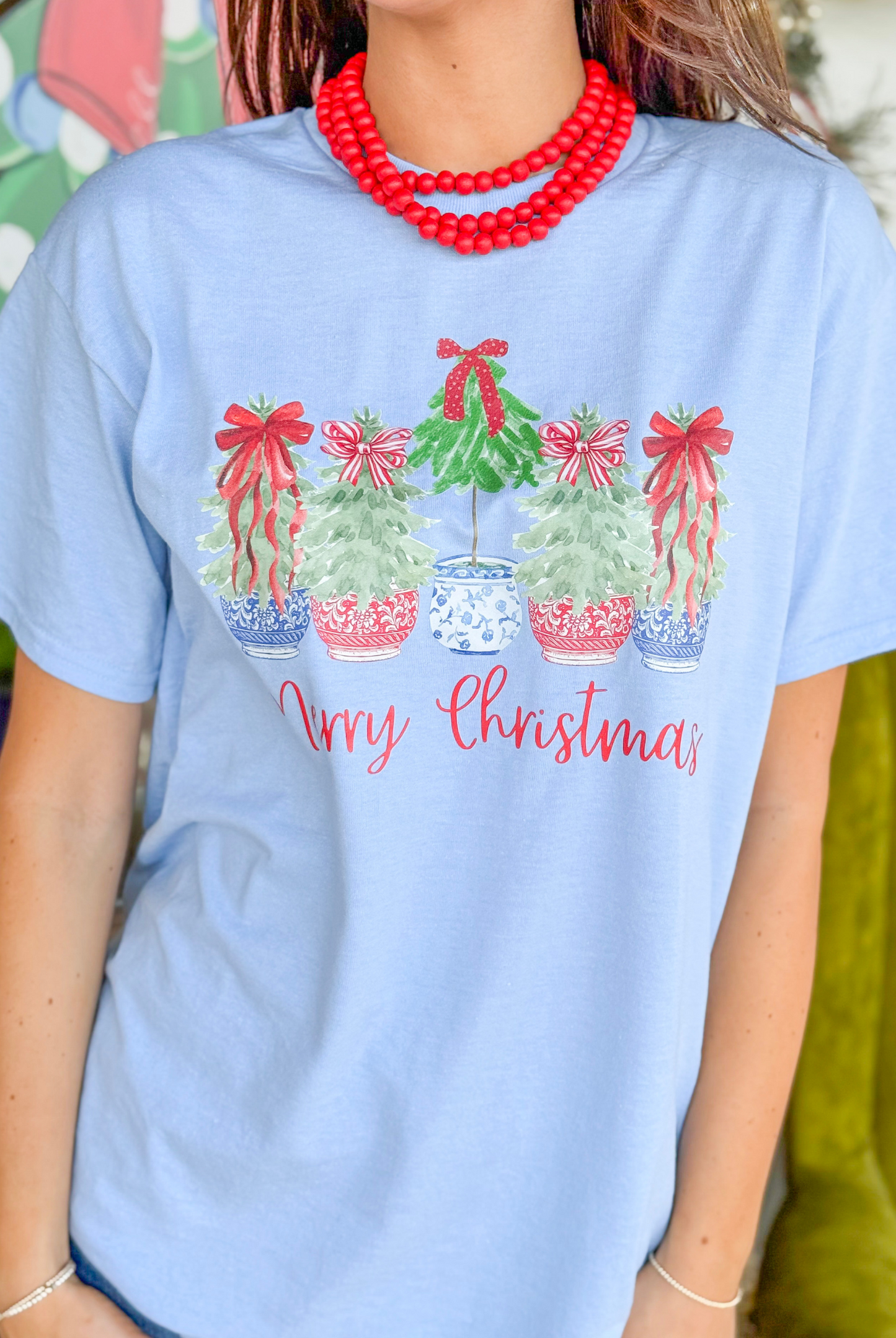 Christmas Chinoiserie Topiary T-Shirt