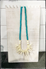 Turquoise Wood Stick Beaded Necklace