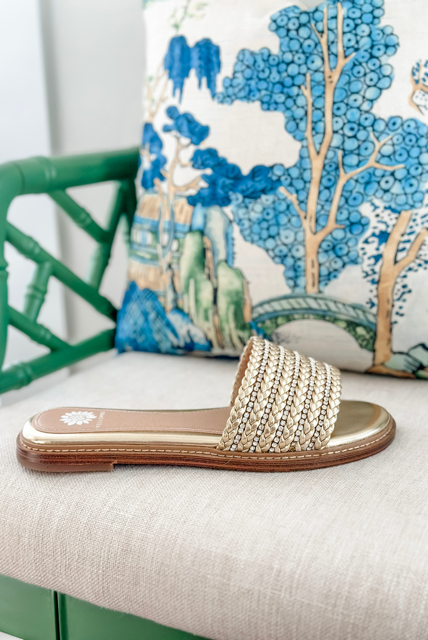 Yellowbox Lasky Slide Sandal in Gold