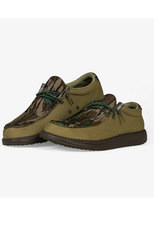 Gator Waders Men's Mossy Oak Greenleaf Camp Shoes