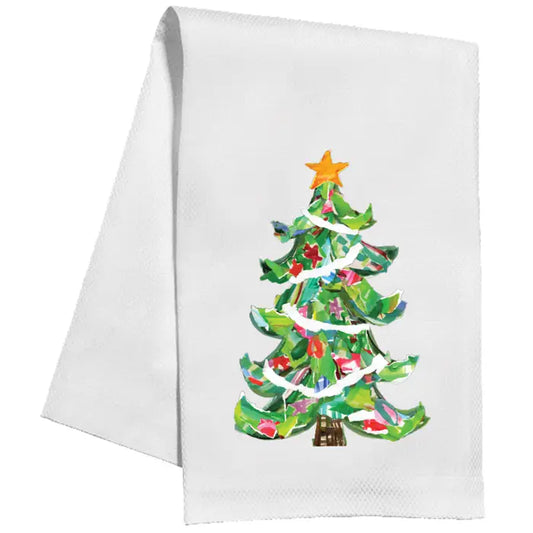 Green Christmas Tree Kitchen Towel