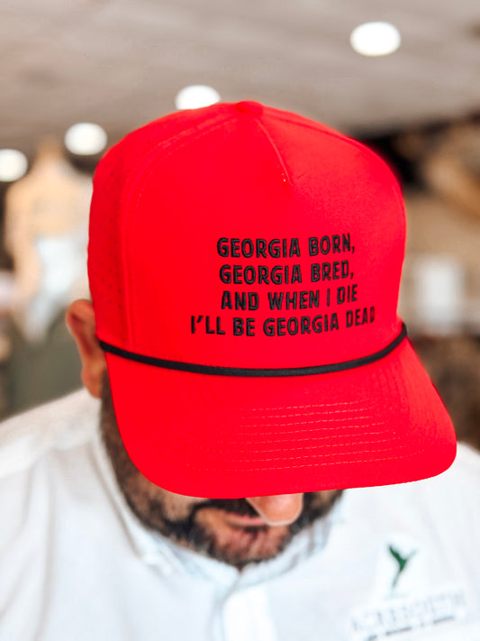 Georgia Born Hat in Red