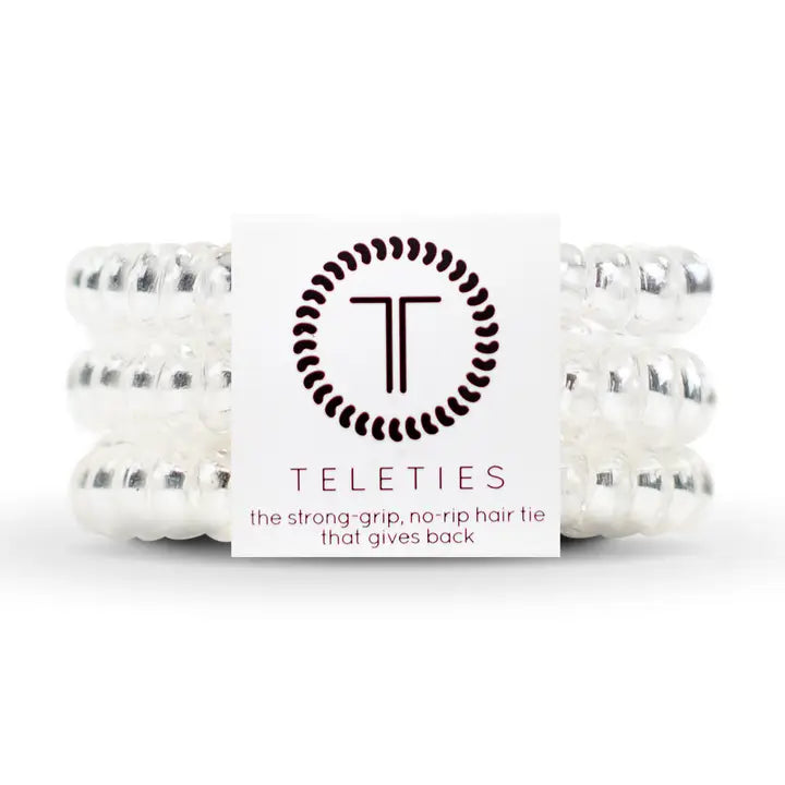 Spiral Hair Coils | Small | Crystal Clear Hair Ties