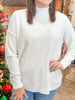 The Monroe Mock Neck Sweater in Ivory