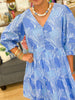 Mary Square Raya Dress | Color Me Sweet Blue