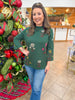 Evergreen Wishes Sweater Top