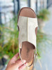 Ready Or Not Wedge in Gold Metallic