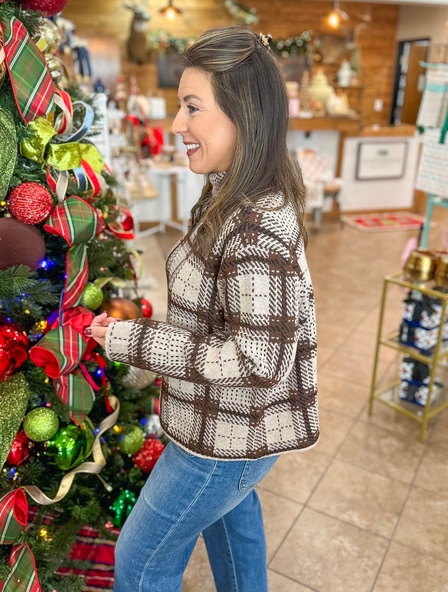 Tartan Tidings Sweater