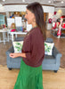 Mocha Luxe Sweater Top