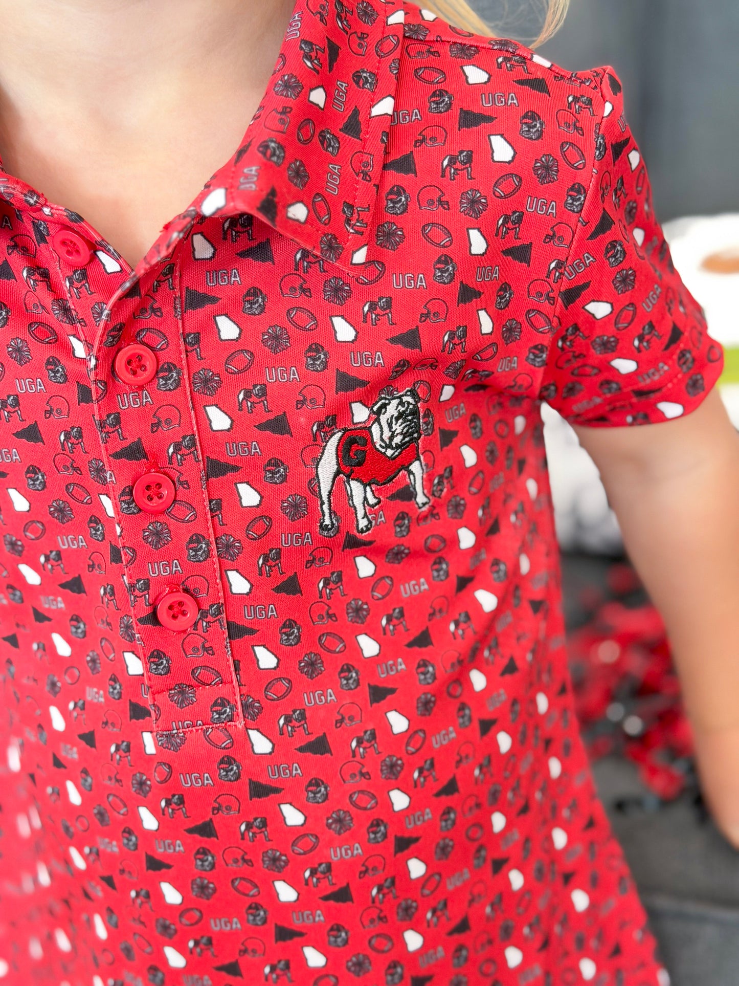 Stewart Simmons | Girls GA League Pleated Polo Dress