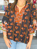 Midnight Bloom Top