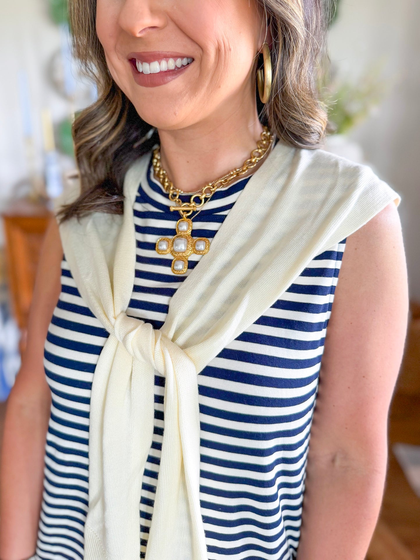 The Harbor Stripe Shift Dress