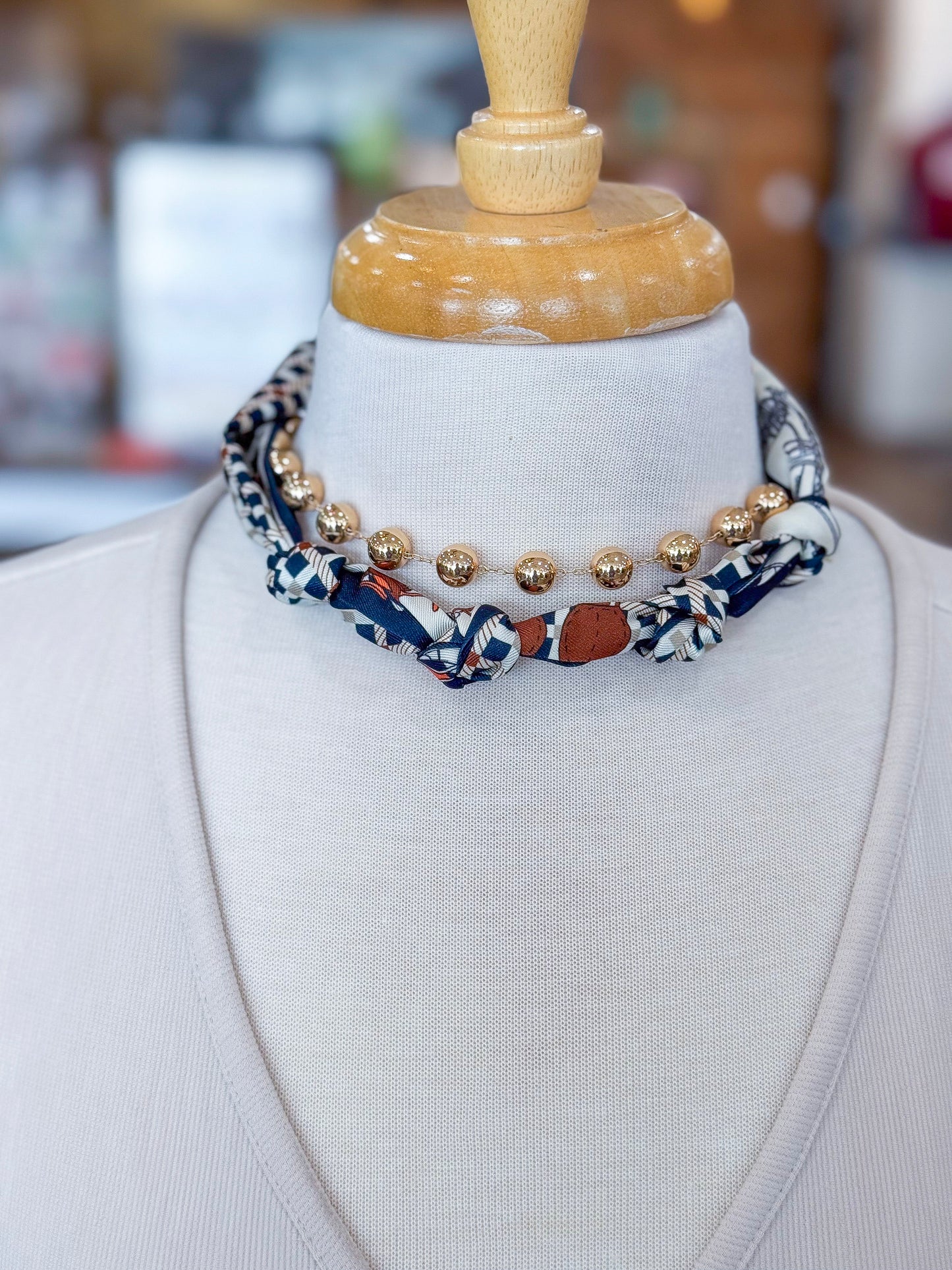 The Rucker Scarf Necklace