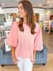 Capture The Moment Top in Peach