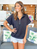 Effortless Moment Pullover Top in Black