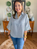 The Bramble Top in Navy