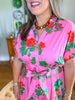 Yana Dress in Pink Isles
