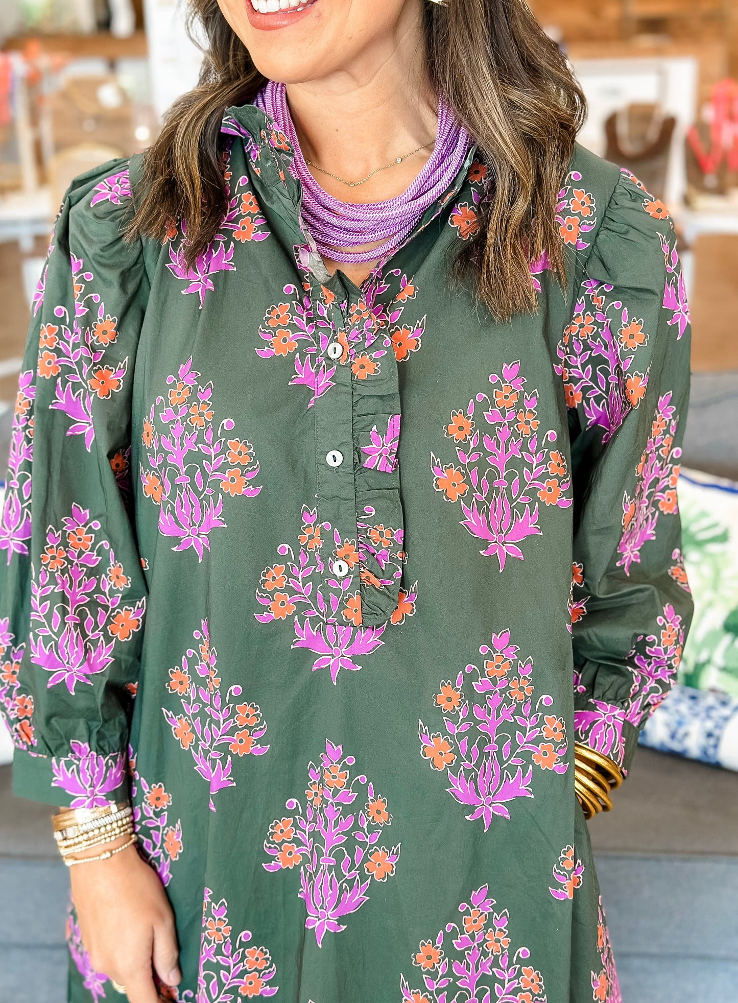 Blissful Blooms Midi Dress