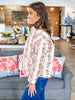 Sweet Secrets Floral Quilted Jacket