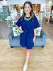 Pair It Up Mini Dress in Navy