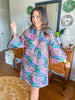 Brianna Cannon Caftan in Baroque Brush Strokes