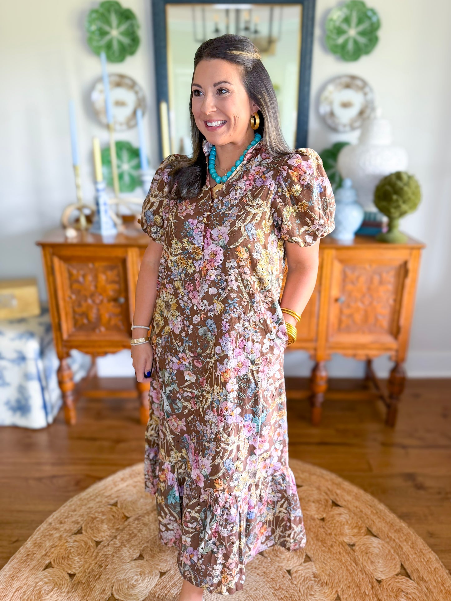 Meadowbrook Floral Dress