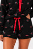 Brianna Cannon | Georgia Embroidered Fleece Shorts