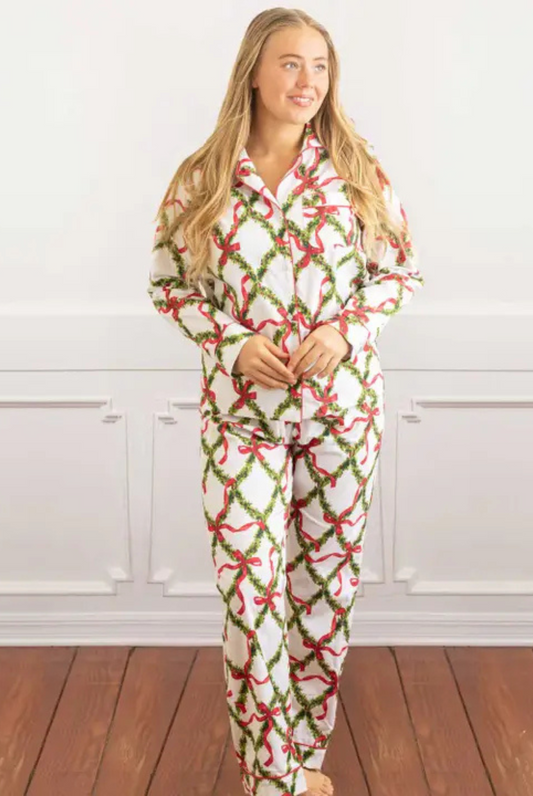 Deck the Halls Flannel Pj Set
