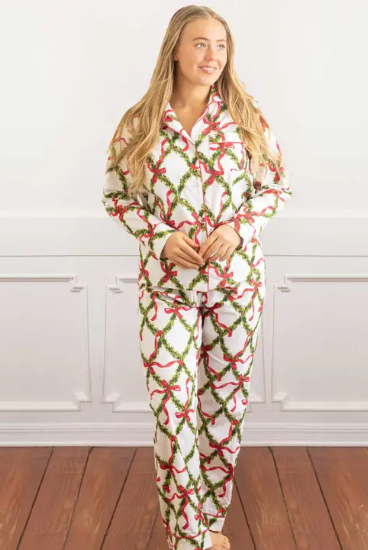 Deck the Halls Flannel Pj Set