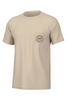 Southern Point VINTAGE CAMO GREYTON SHORT SLEEVE TEE in Sandstone