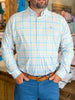 Southern Casanova | Performance Button Down in Sun Chaser Check