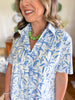Caryn Lawn | The Millie Jungle Dress in Blue