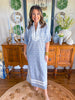 The Azure Garden Midi Dress