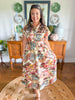 Painted Countryside Midi Dress