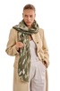 Katie Loxton | Printed Foil Scarf in Olive