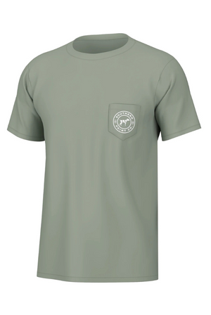 Southern Point CIRCLE GREYTON SHORT SLEEVE TEE in Sea Spray