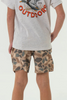 Burlebo Youth Everyday Short - Pintail Camo - Brown Pocket