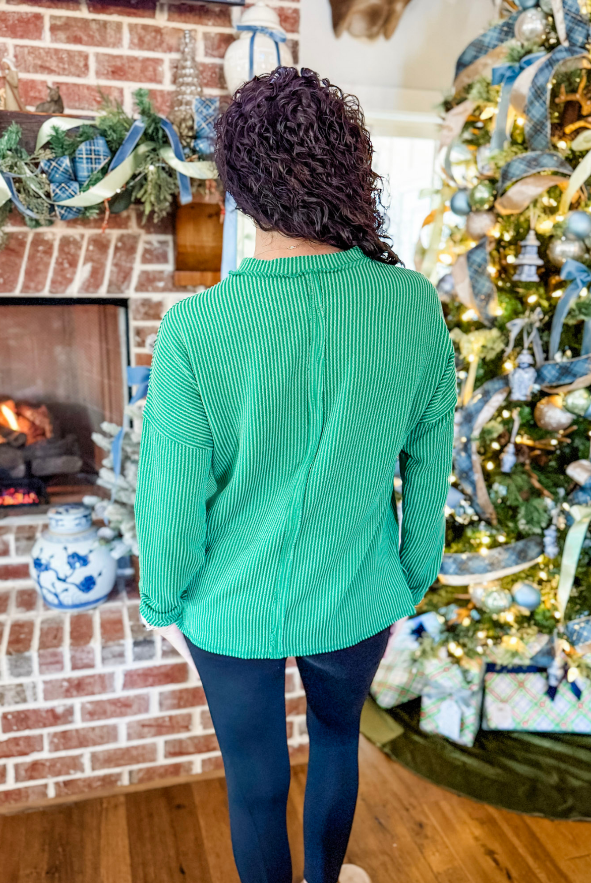 Coffee Season Sweater in Green