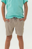 Burlebo Youth Athletic Short - Heather Khaki - Venado Camo Liner