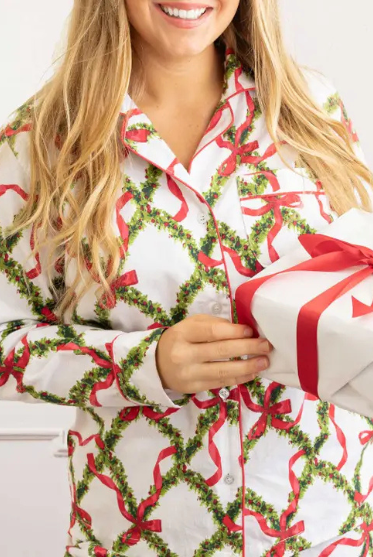 Deck the Halls Flannel Pj Set