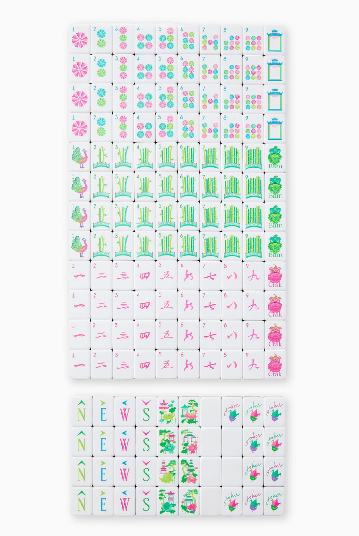 Glow Wild Mahjong Tiles