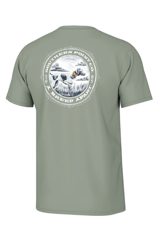 Southern Point CIRCLE GREYTON SHORT SLEEVE TEE in Sea Spray