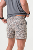 Burlebo Everyday Short - Classic Deer Camo - Grey Pocket