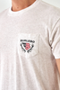 Burlebo Short Sleeve Tee - Elk Horn Logo - Oatmeal
