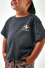 Burlebo Youth - Short Sleeve Tee - Ducks Flying In - Heather Black