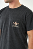 Burlebo Short Sleeve Tee - Ducks Flying In - Heather Black