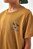 Burlebo Youth - Short Sleeve Tee - Duck And Dog - Light Brown