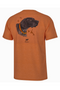 Southern Point SHADOW GREYTON SHORT SLEEVE TEE in Burnt Orange